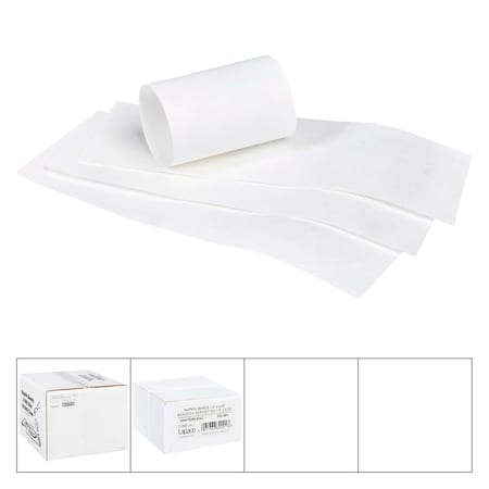 Lapaco Lapaco 1.5'' By 4.25'' White Napkin Band, PK2000 320-001